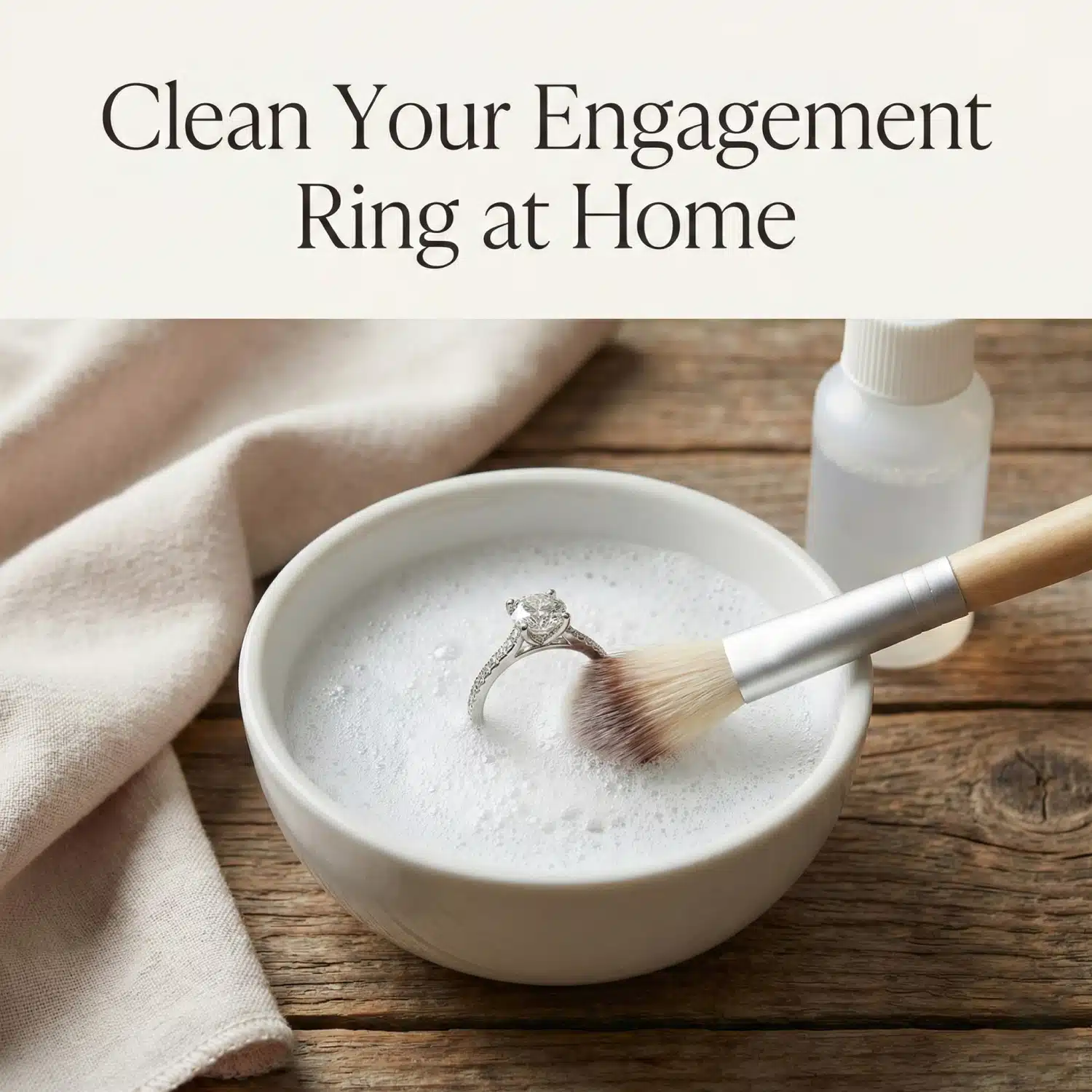 How to Clean Your Engagement Ring at Home: A Simple Guide