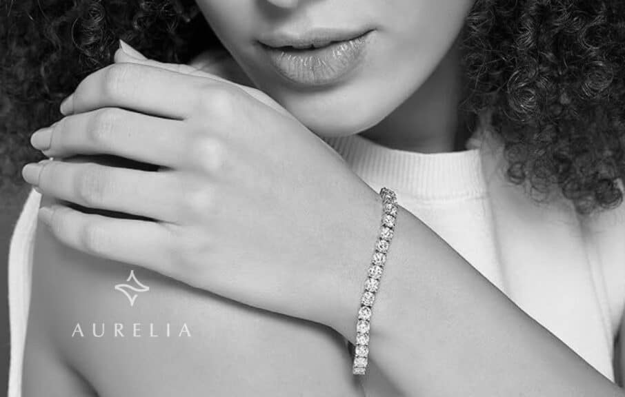 4 Carat Lab Grown Diamond Tennis Bracelet in White Gold