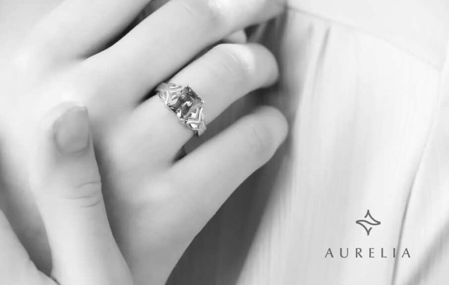 Radiant Cut Alexandrite Ring in Sterling Silver