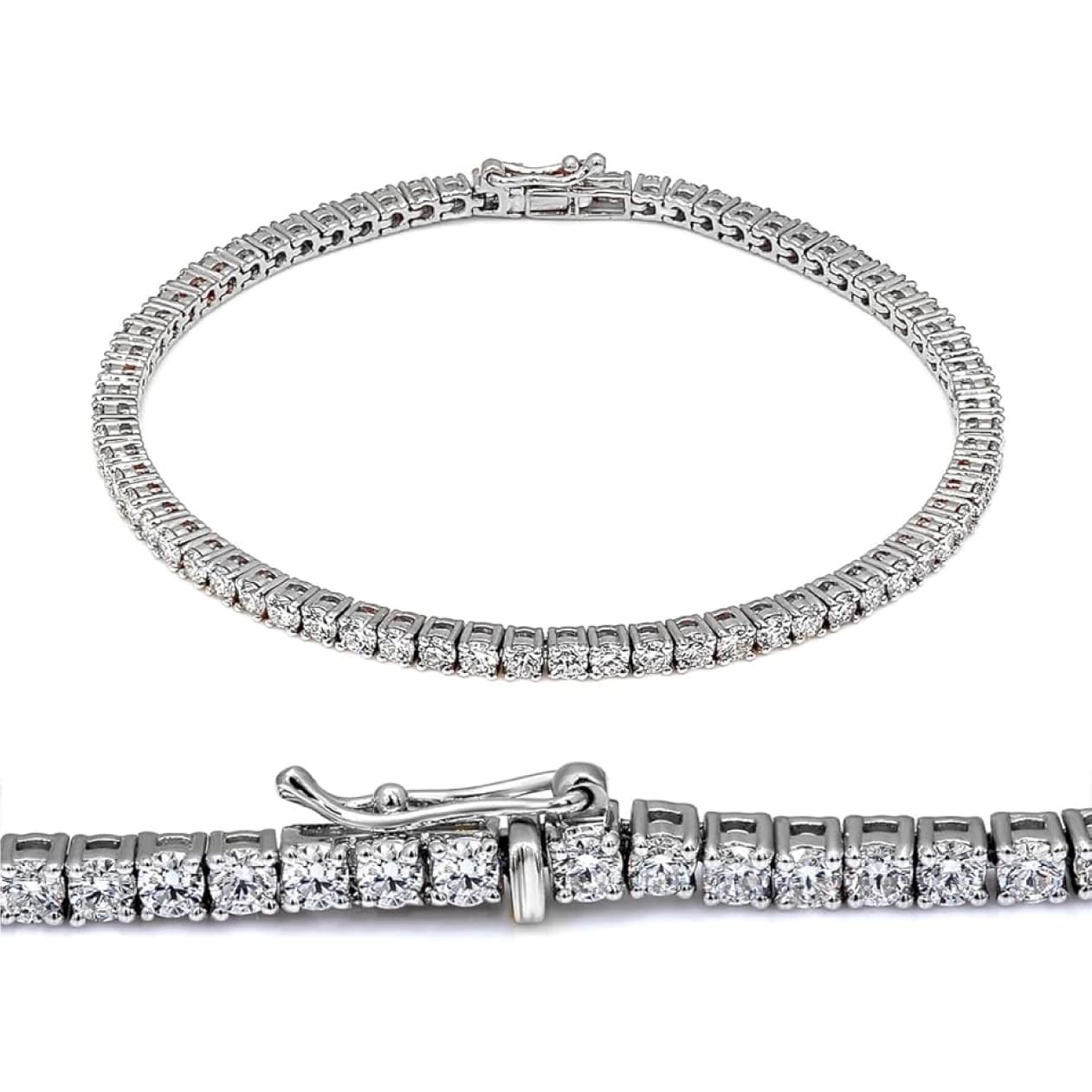 FRIENDLY DIAMONDS 4 Carat Tennis Bracelet