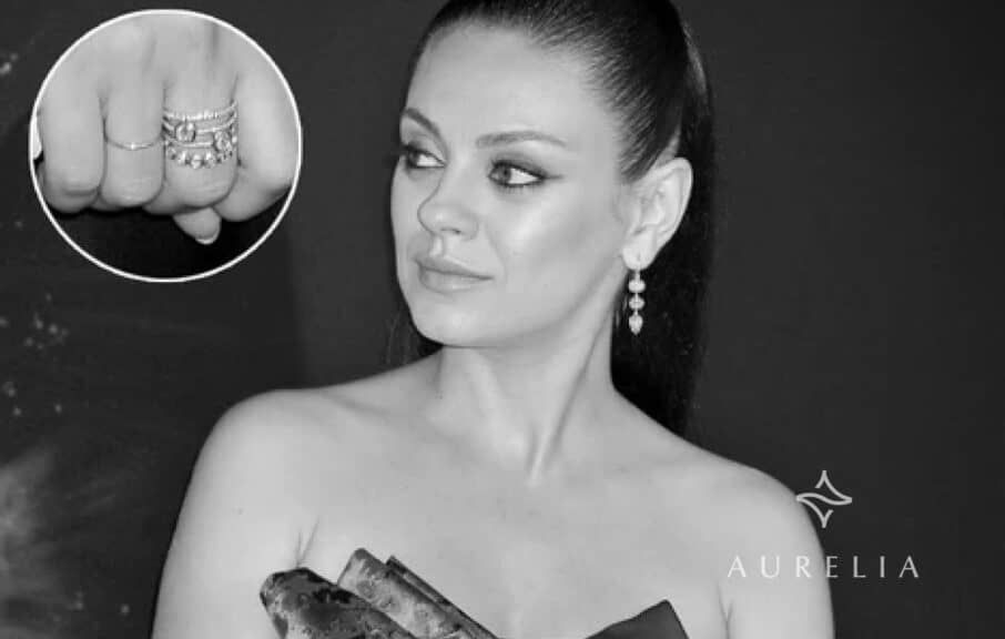 Mila Kunis’ Alexandrite Engagement Ring
