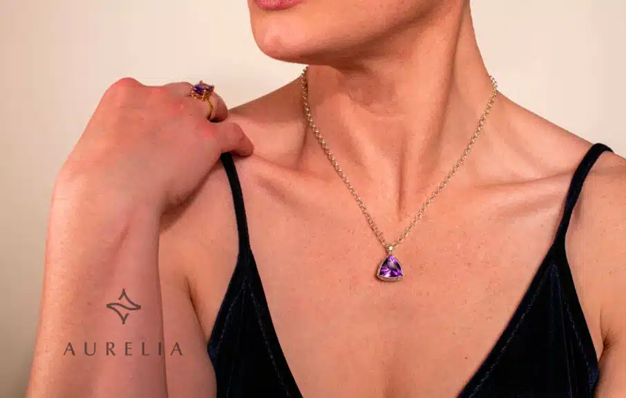 Not only An amethyst pendant a beautiful piece, it’s also a versatile accessory. You can dress it up or keep it casual. Either way it looks awesome.