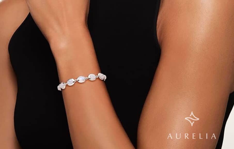 Ross-Simons 8-inch Moonstone Bracelet in Sterling Silver