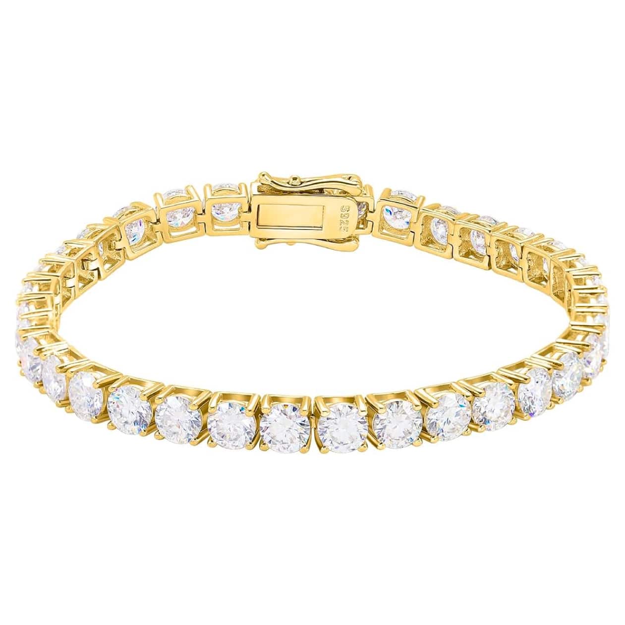 Gem's Beauty Moissanite Tennis Bracelet