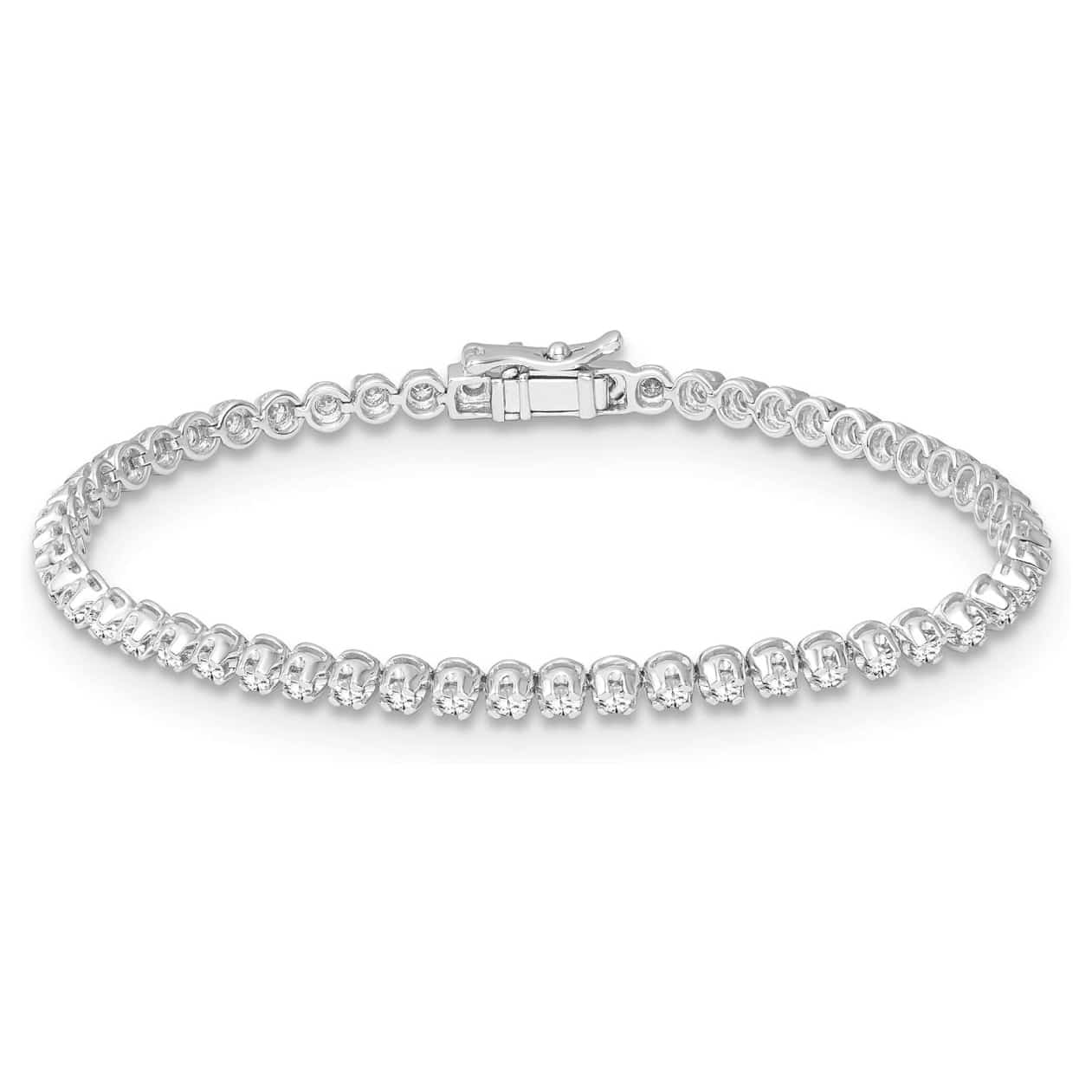 ARAIYA White Gold Diamond Tennis Bracelet
