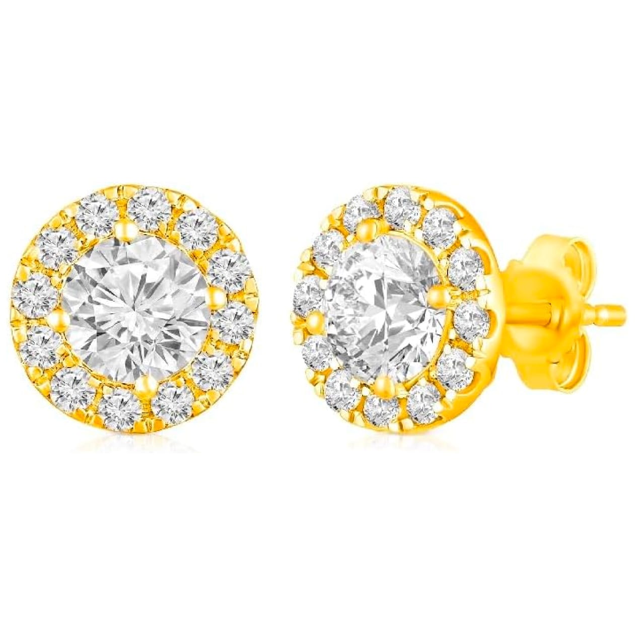 ARAIYA Lab Grown Diamond Halo Earrings