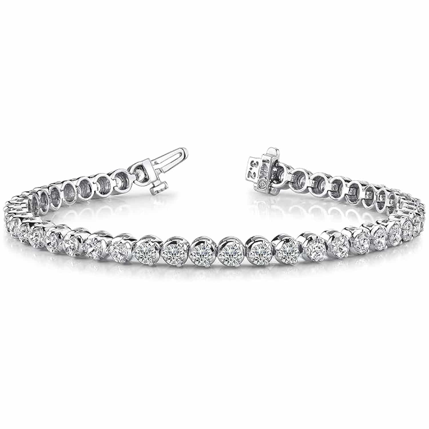 Houston Diamond District Lab Grown Diamond Tennis Bracelet