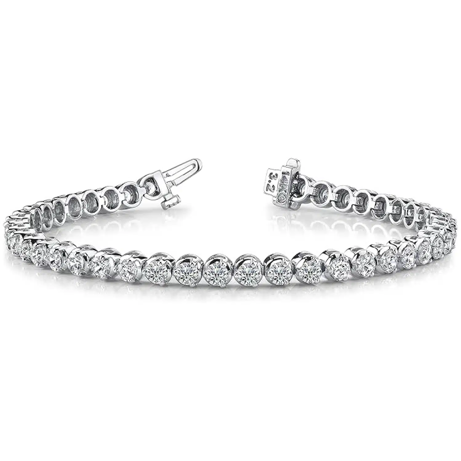 Houston Diamond District Lab Grown Diamond Tennis Bracelet