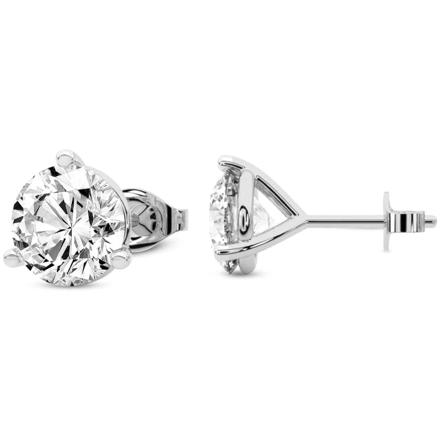 FRIENDLY DIAMONDS Lab Grown Diamond Stud Earrings