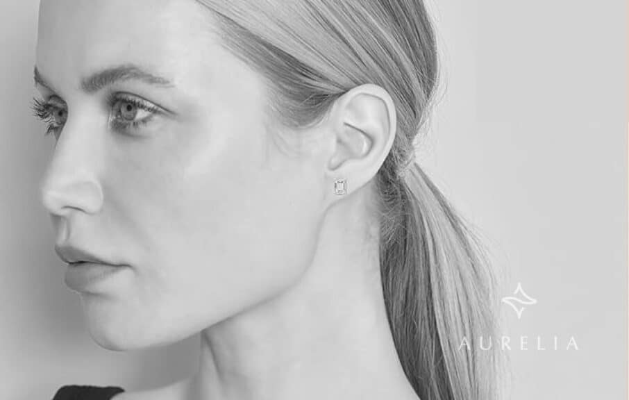 Beyond Brilliance 7 Carat Lab Grown Diamond Stud Earrings in 14K/18K White Gold & Platinum, Colorless IGI Certified