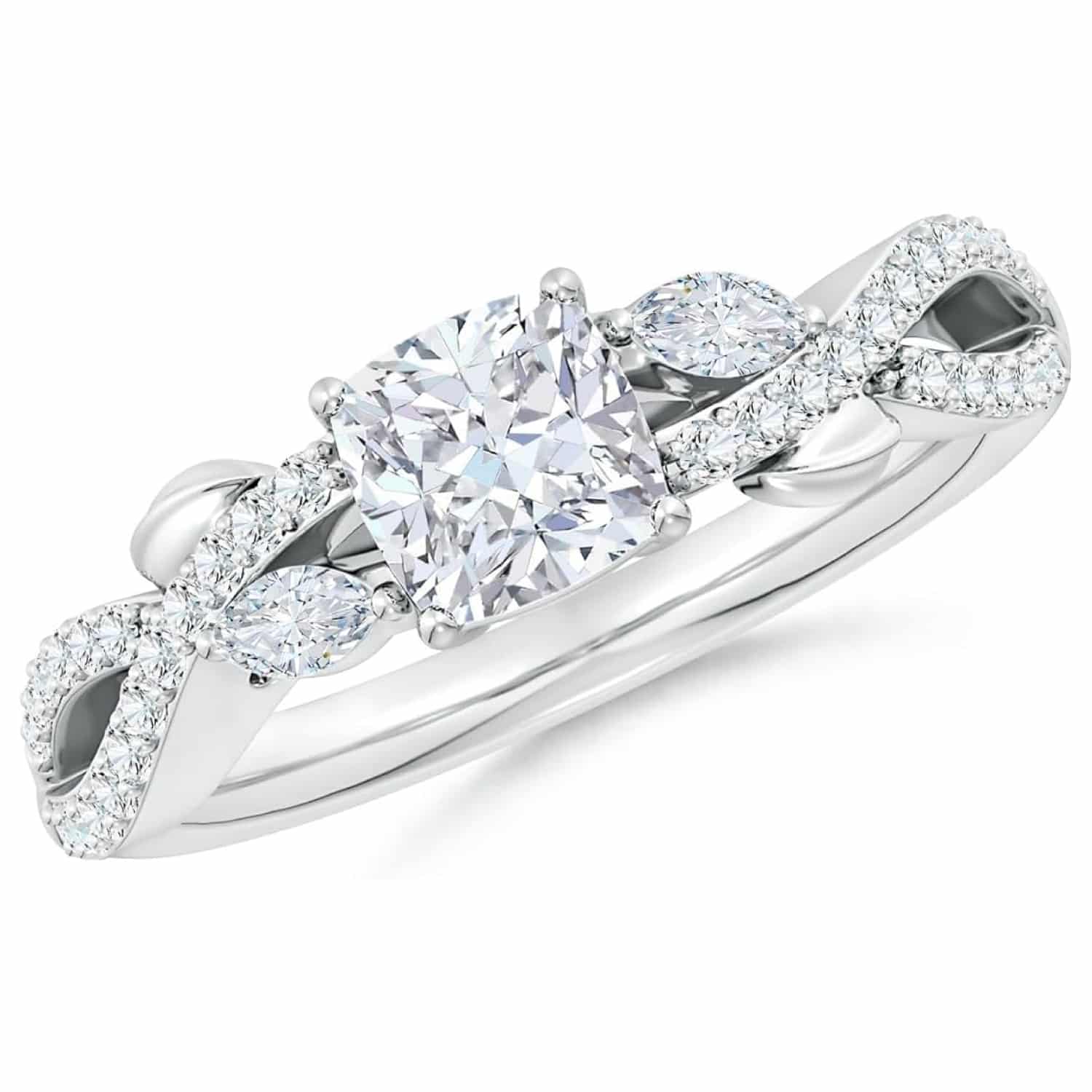 Angara Lab-Grown Diamond Engagement Ring