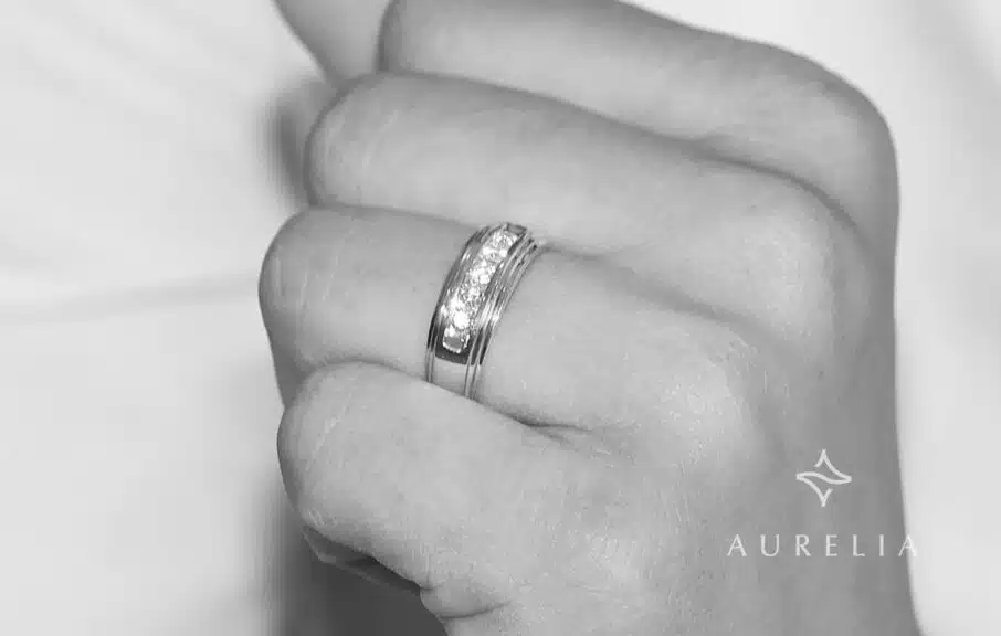 mens Moissanite Wedding Bands: Affordable Elegance for Your Special Day