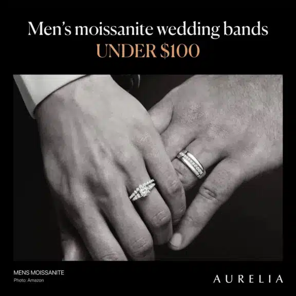 mens Moissanite Wedding Bands: Affordable Elegance for Your Special Day