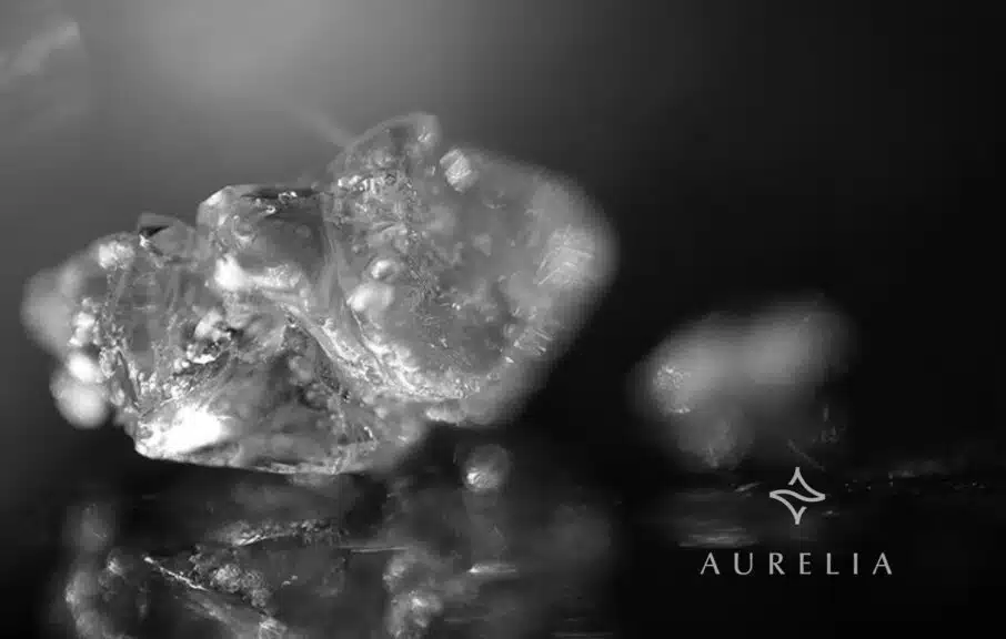 lab grown diamond crystal in a lab