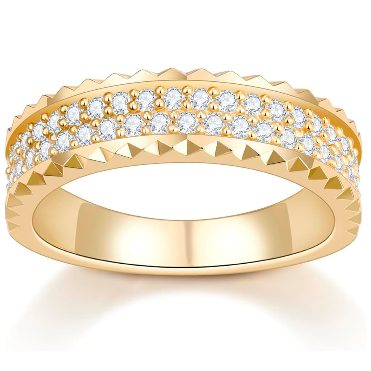 TIMLESSTAR CNC Moissanite Ring