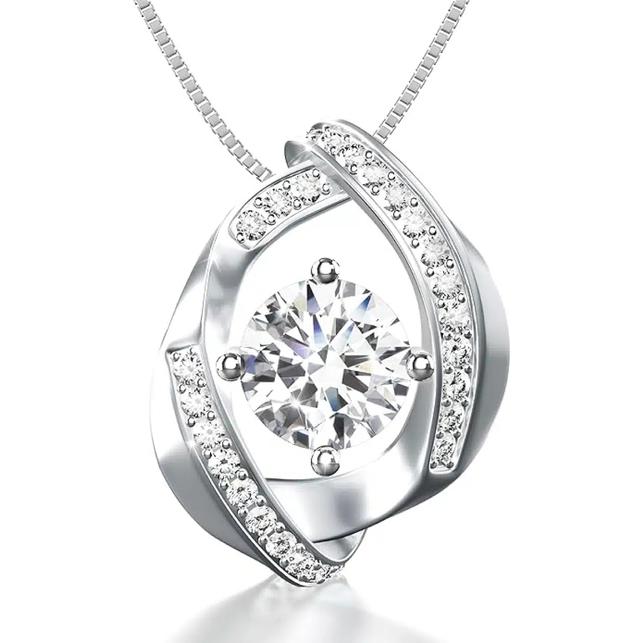 KYRA FEROVA Moissanite Pendant Necklace