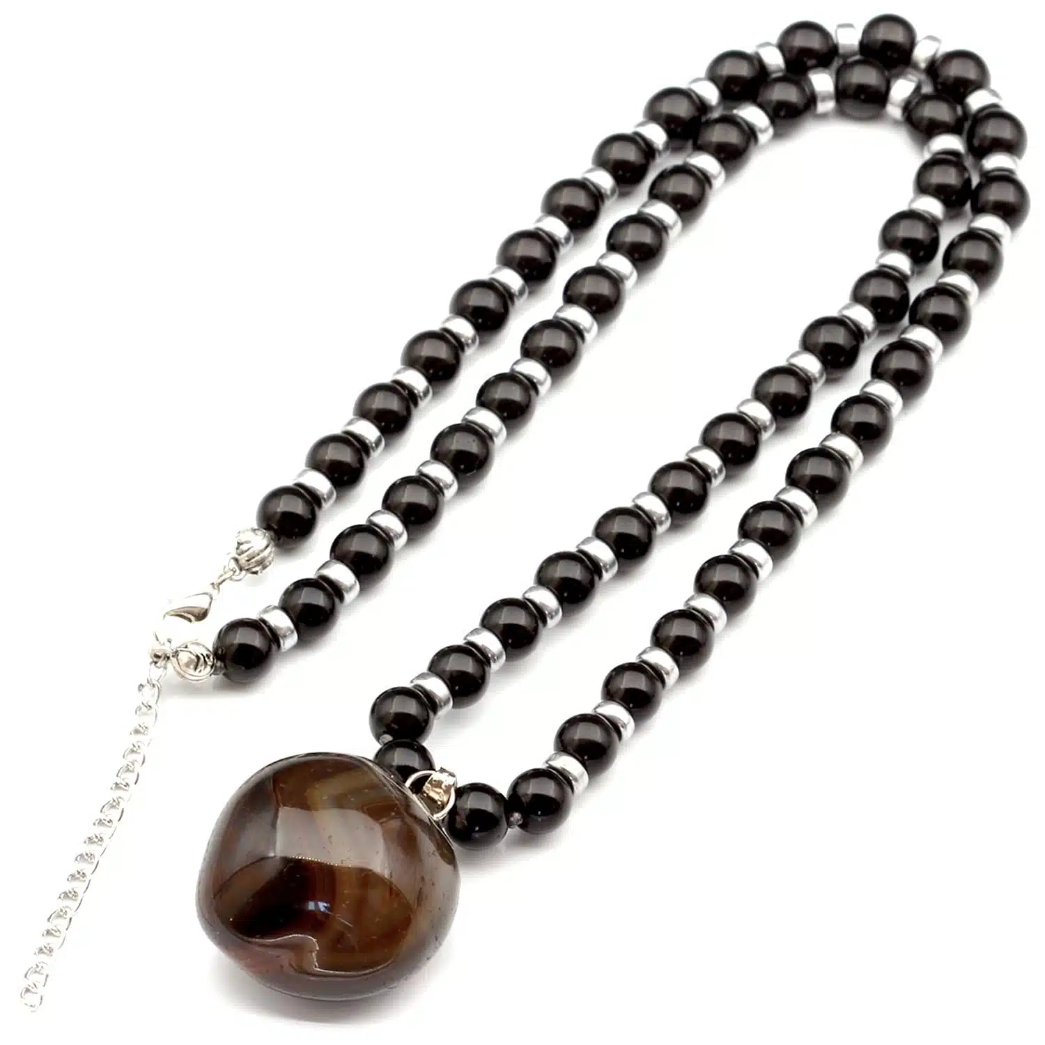 Natural Brown Agate Pendant