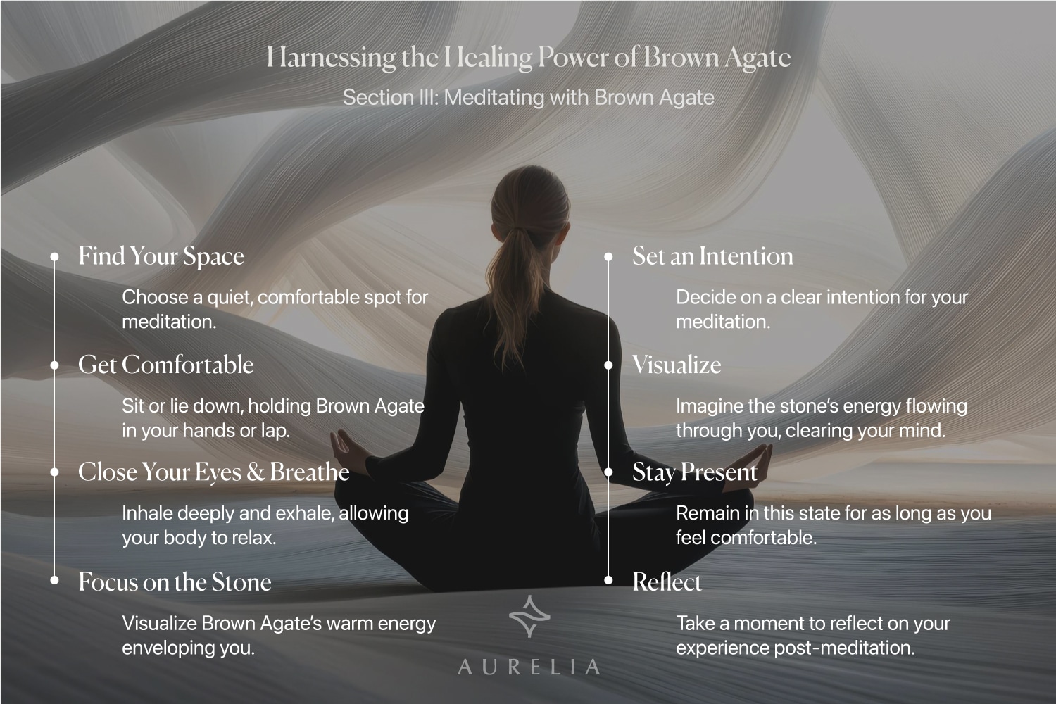 Harnessing the Healing Power of Brown Agate. Section III: Meditating with Brown Agate