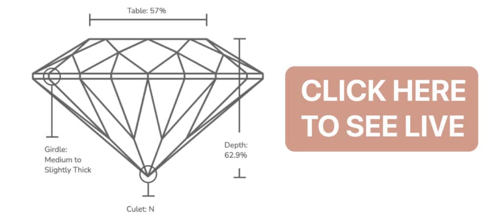 james allen diamond with table percentage 57%