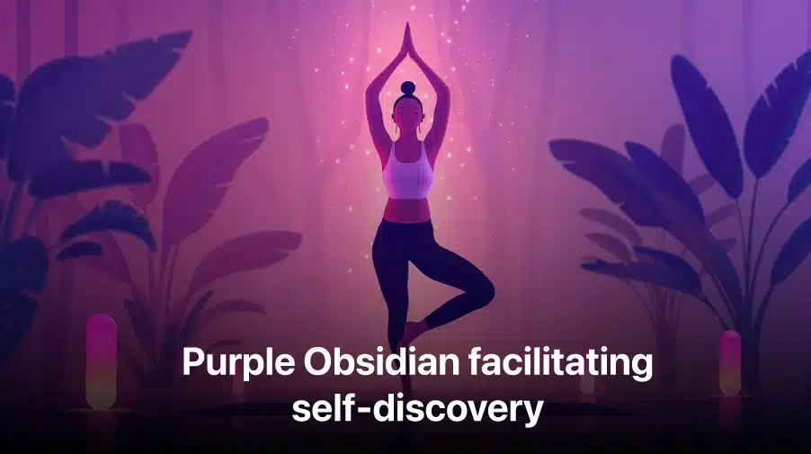 purple obsidian facilitats self-discovery