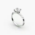 Discover knife edge engagement rings below $1000. Elegant design highlights your center diamond or gemstone. Shop James Allen for quality and brilliance.