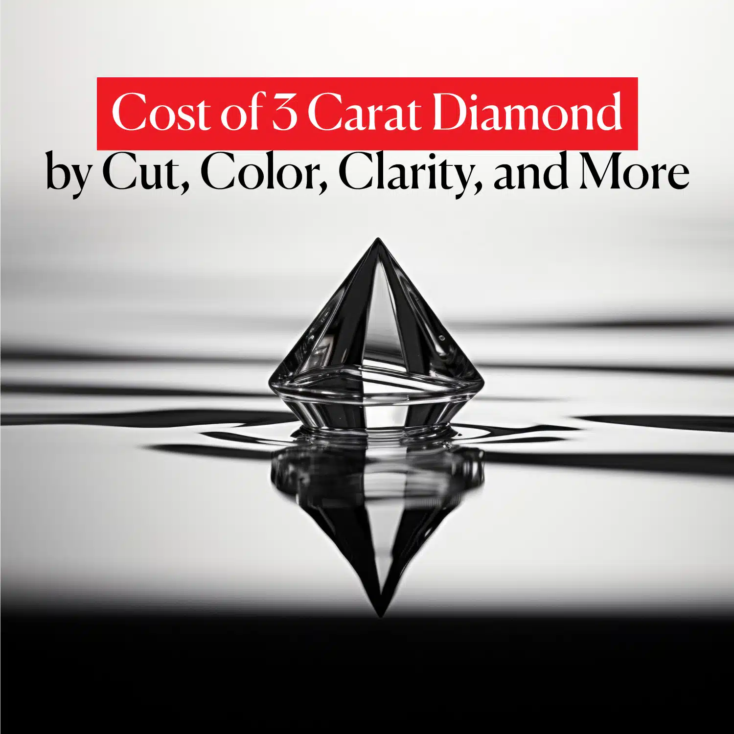 Cost of 3 Carat Diamond by Cut, Color, Clarity, and More