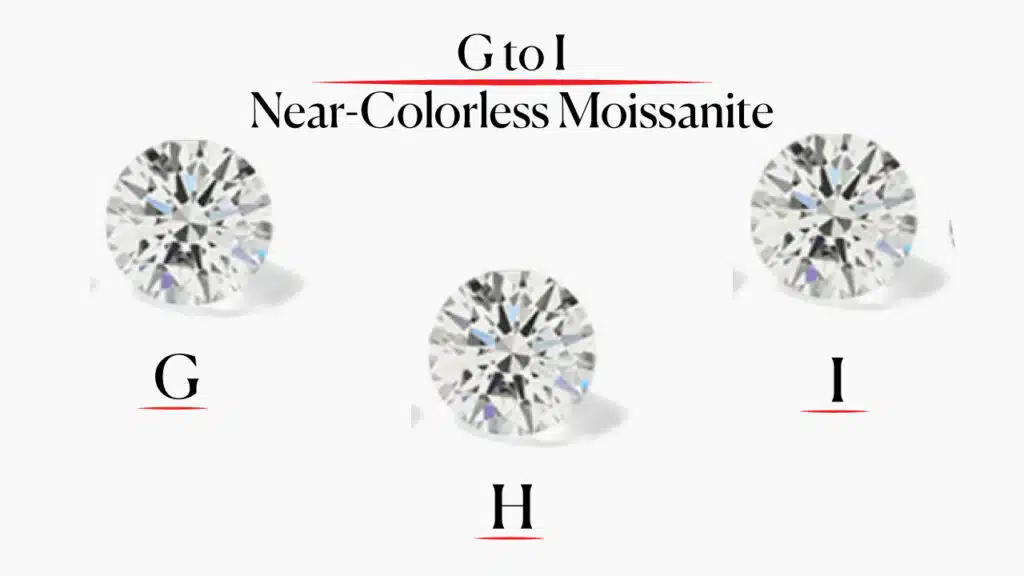 G to I: Near-Colorless Moissanite