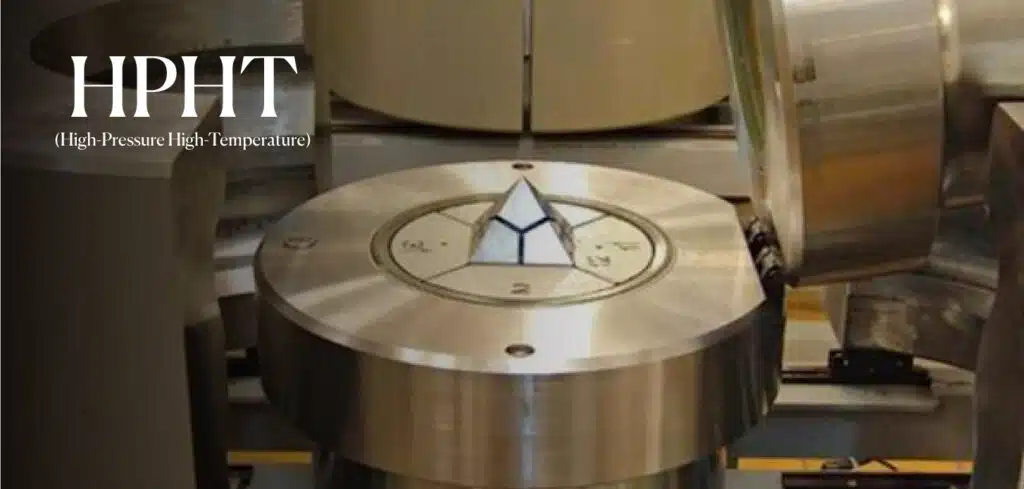 HPHT machine in a labratory to create lab grown diamonds