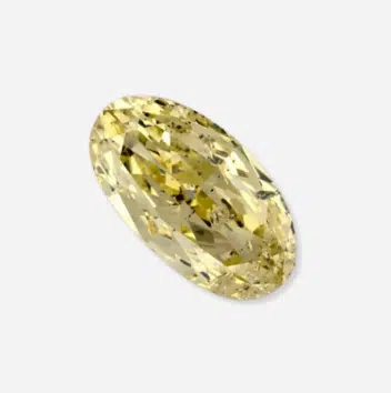 James Allen's oval step cut yellow diamond – 1.20 carat, fancy yellow, GIA-certified, and perfect for elegant jewelry.