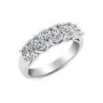 5 stone lab diamond ring on amazon