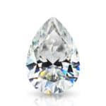 10 CT White Moissanite Pear Loose Stone
