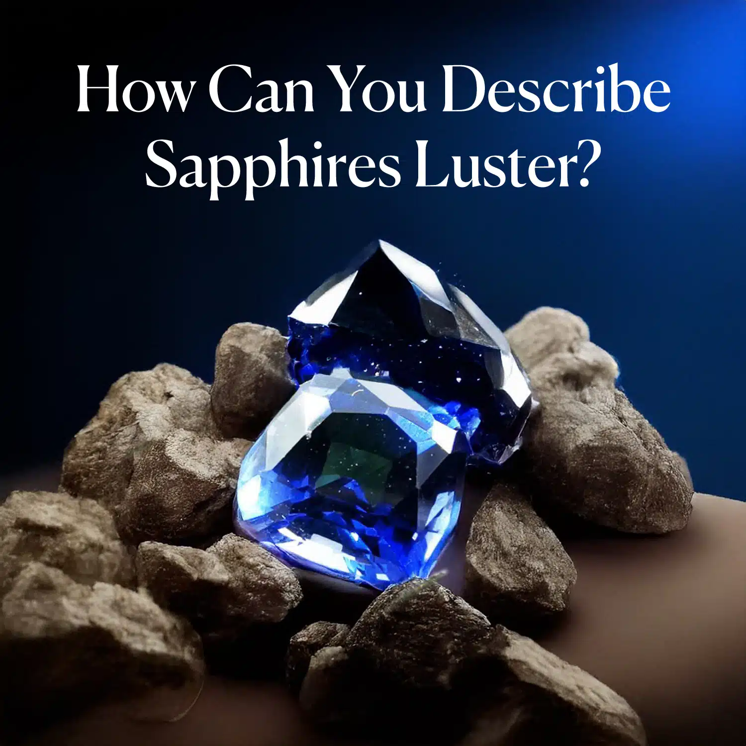 How Can You Describe Sapphires Luster?