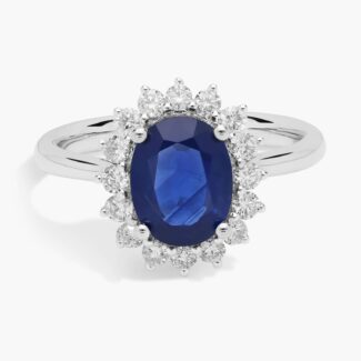 engagement rings with blue sapphires