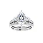 3 CT Marquise Cut Moissanite Diamond Bridal Wedding Ring