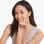 exact lab-grown diamond copy of Selena Gomez engagement ring from James Allen—a stunning 3.09-carat marquise-cut diamond with D color, VVS2 clarity, and excellent polish.