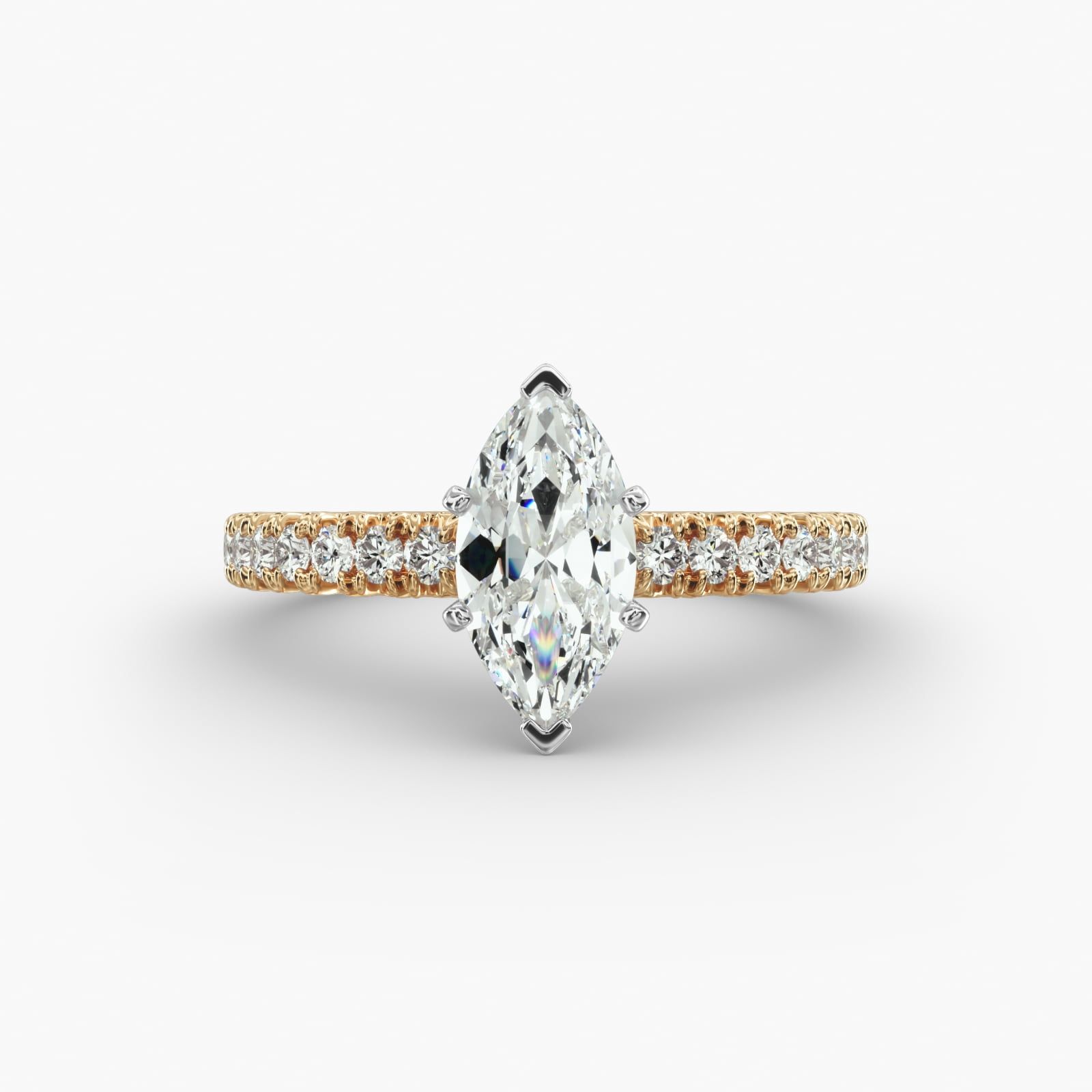 exact lab-grown diamond copy of Selena Gomez's engagement ring, featuring a stunning marquise-cut D color VVS2 stone set in 14K yellow gold from Blue Nile exact lab-grown diamond copy of Selena Gomez's engagement ring, featuring a stunning marquise-cut D color VVS2 stone set in 14K yellow gold from Blue Nile