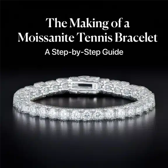 The Making of a Moissanite Tennis Bracelet