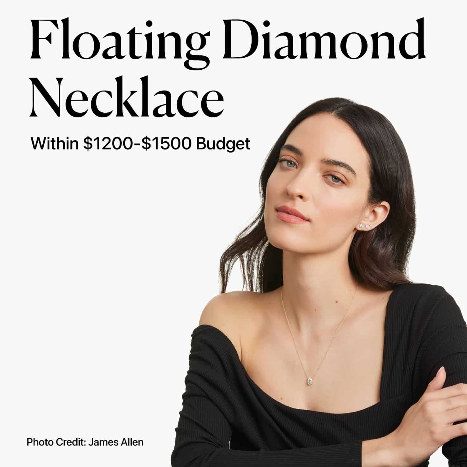 floarting diamond necklace feature image
