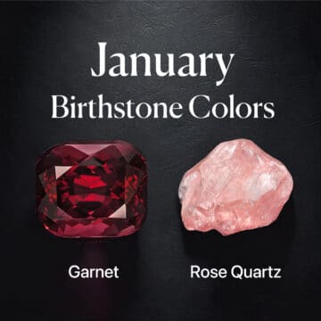 January Birthstone Colors