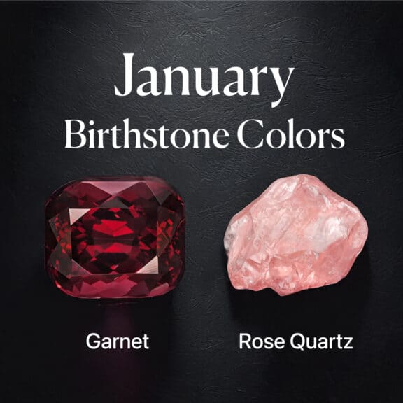 January Birthstone Colors