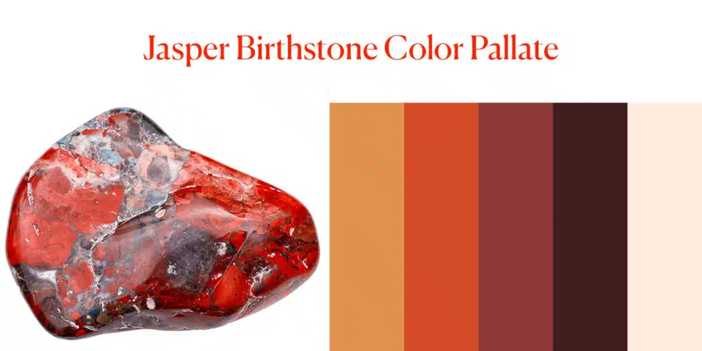 Jasper Birthstone Color Pallate