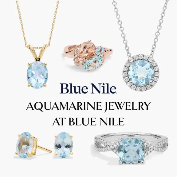 AQUAMARINE JEWELRY AT BLUE NILE