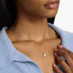 Opal Rope Pendant in Sterling Silver (7mm)