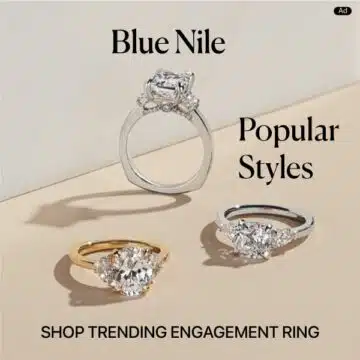 blue nile popular styles sale banner