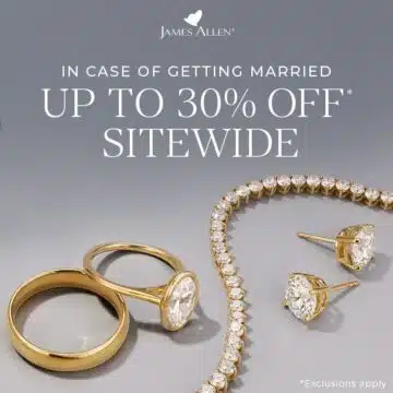 james allen wedding season sale ad