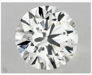 James Allen 360 degree view gif image showing all around the diamond