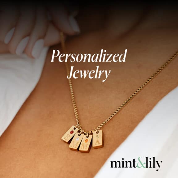 Personalised Jewelry by Mint and Lilly