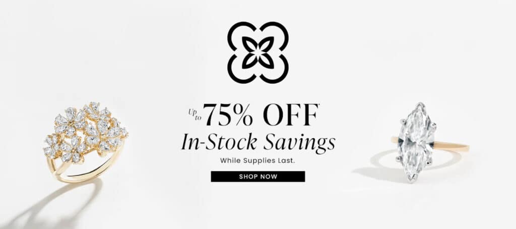 charles and colvard 75 percent off banner image