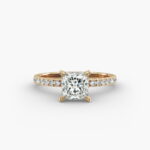 two carat princess cut engagement ring from james allen