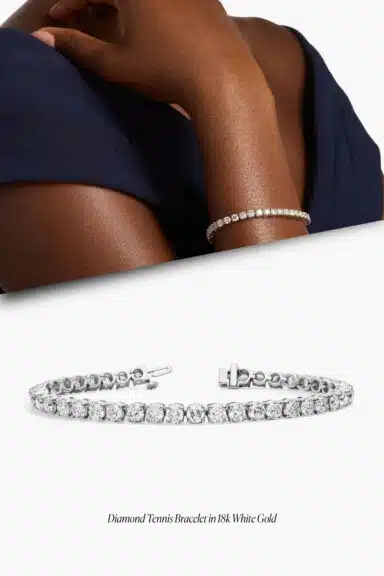 Diamond Tennis Bracelet in 18k White Gold (10 ct. tw.) – Wedding Jewelry Ideas for Bride